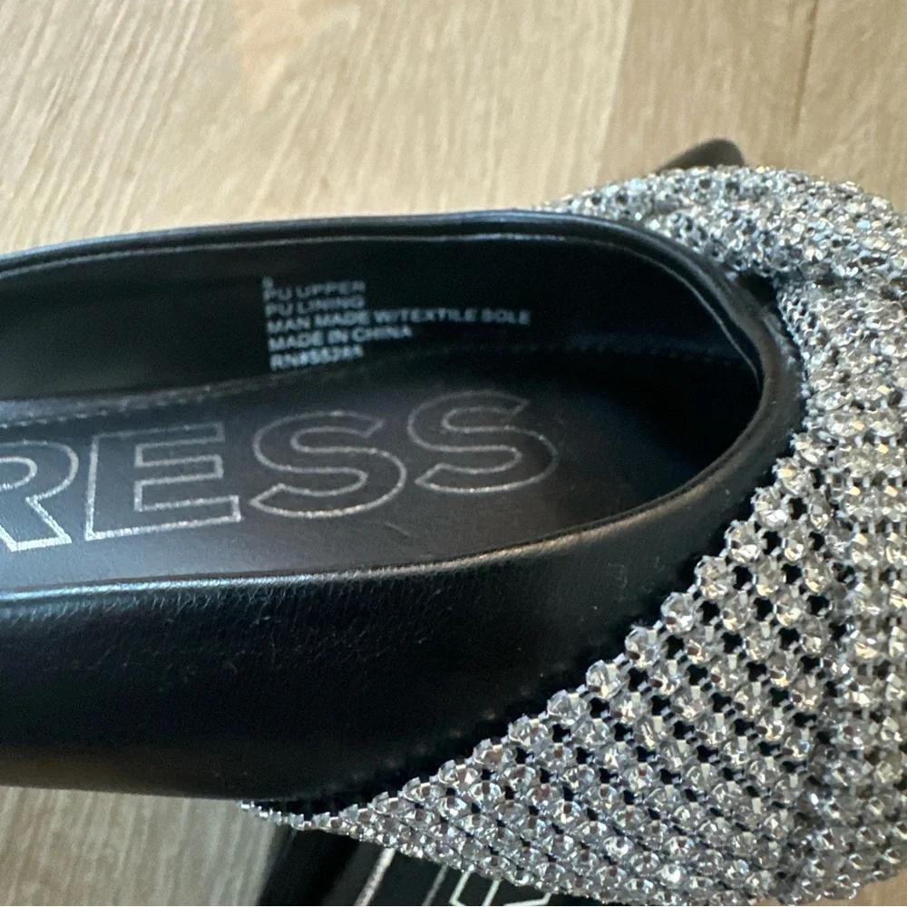 Express Black and Silver Women's Shoes - Picture 4 of 7